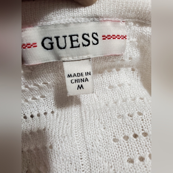 Guess Elia Sleeveless Ruffled Top size Med - Picture 6 of 6